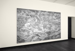 David Barbarino, Holy Ghost Field, 2015, mixed media, 250 x 400 cm
