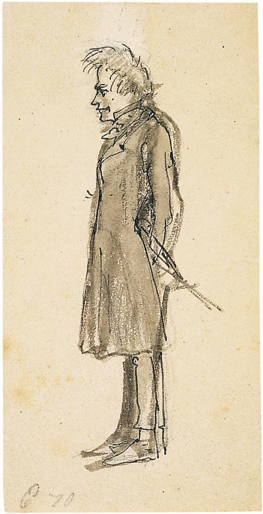Kierkegaard_Zeichnung Wilhelm Marstrand_1870